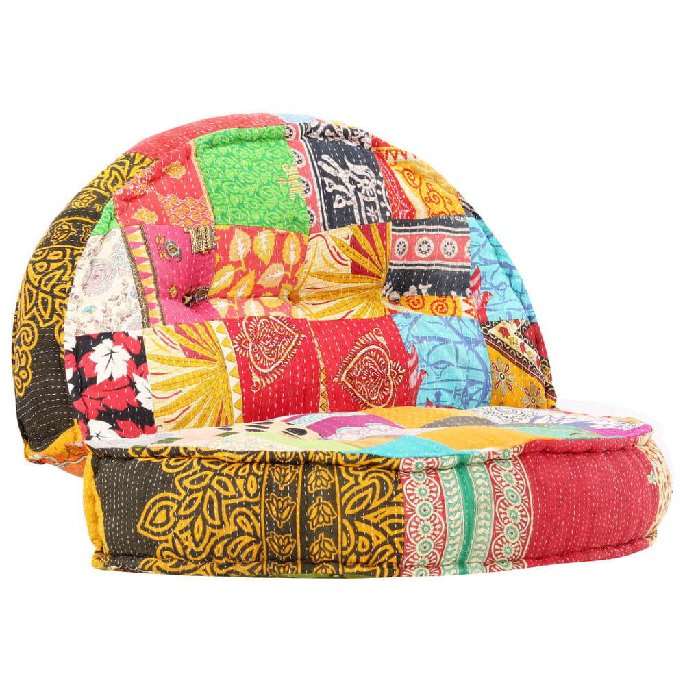 Pouf 100x20 cm Patchwork Stoff