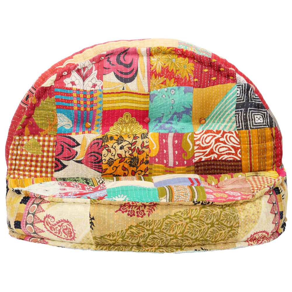 Pouf 100x20 cm Patchwork Stoff
