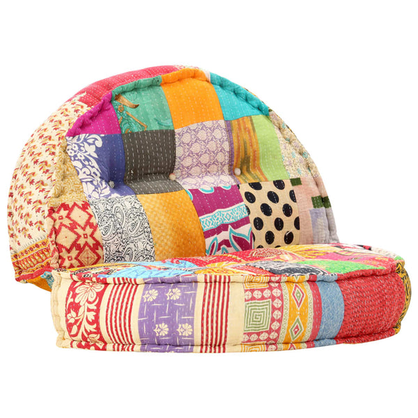 Pouf 100x20 cm Patchwork Stoff