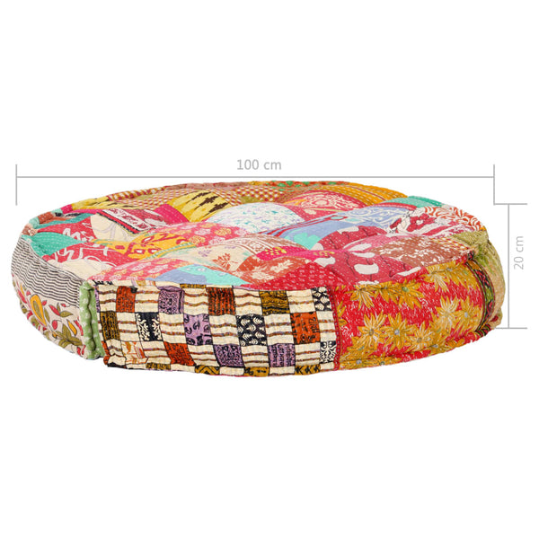 Pouf 100x20 cm Patchwork Stoff