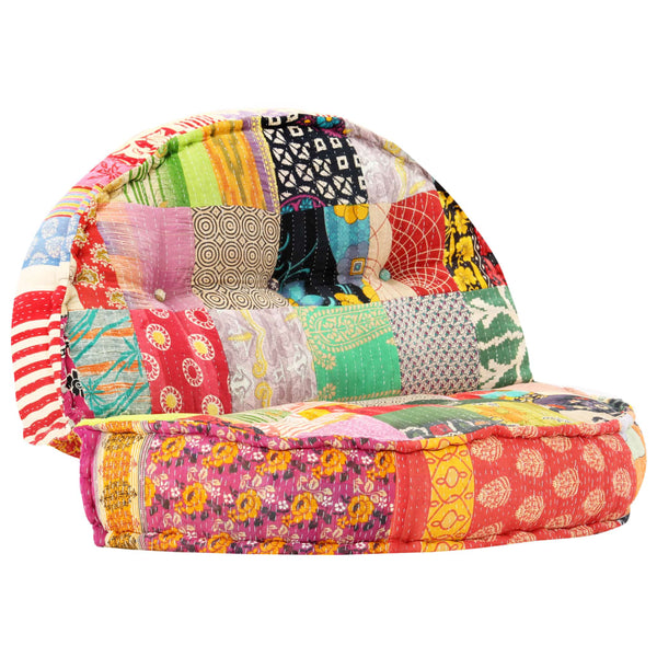 Pouf 100x20 cm Patchwork Stoff