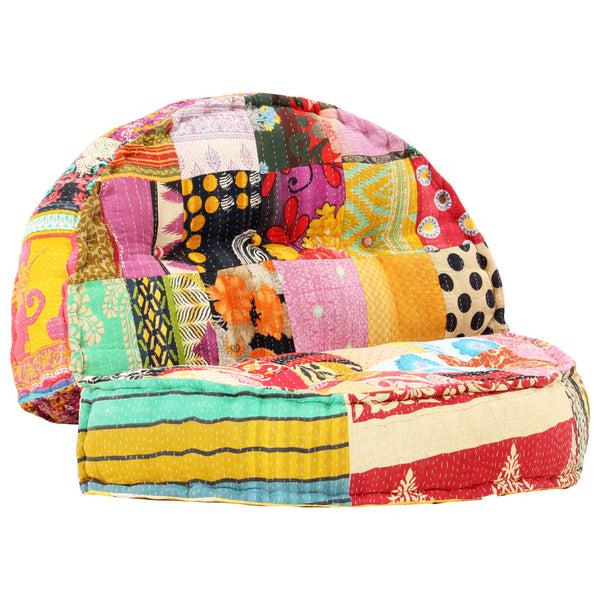 Pouf 100x20 cm Patchwork Stoff