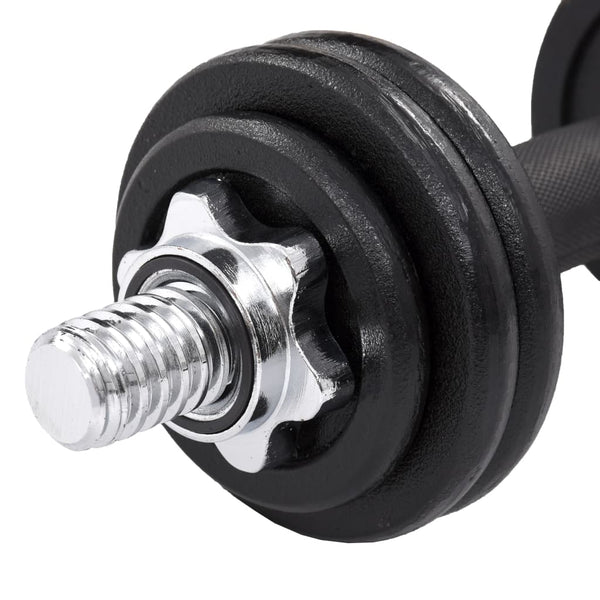 15 kg Hantelset aus Gusseisen