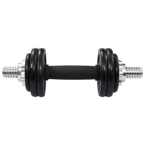 15 kg Hantelset aus Gusseisen