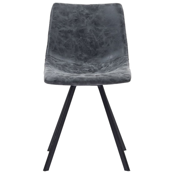 Esszimmerstühle 4 Stk. Schwarz Kunstleder