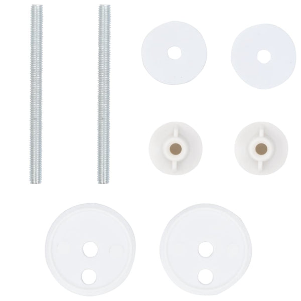 Toilettensitze 2 Stk. mit Deckel MDF Muschel-Design