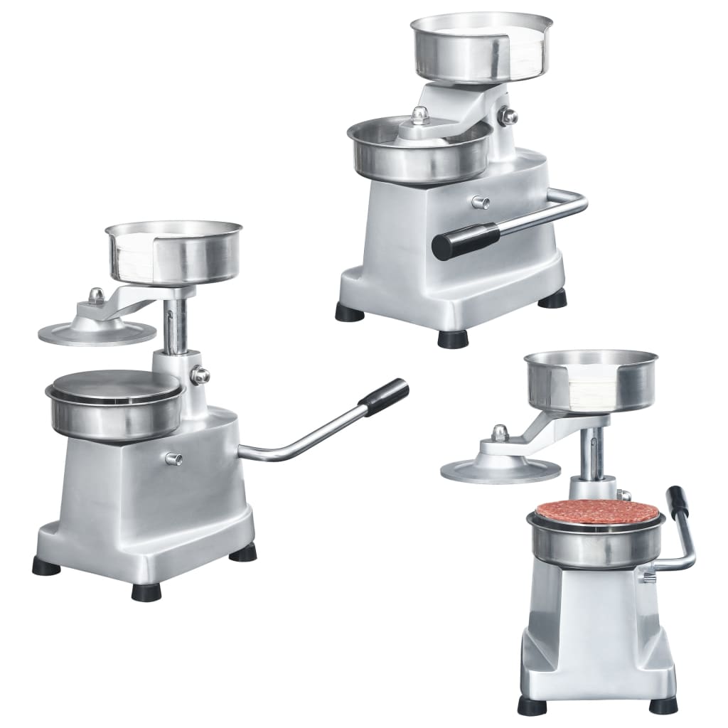 Hamburgerpresse 10 cm mit 500 Trennpapieren