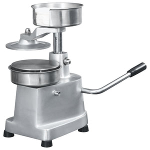 Hamburgerpresse Aluminium 13 cm mit 500 Trennpapieren