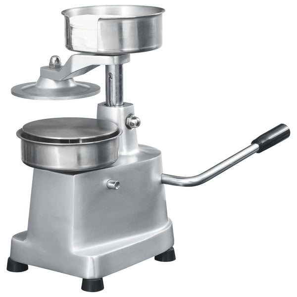 Hamburgerpresse Aluminium 13 cm mit 500 Trennpapieren