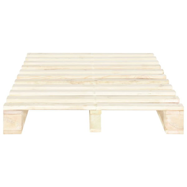 Palettenbett Massivholz Kiefer 120×200 cm