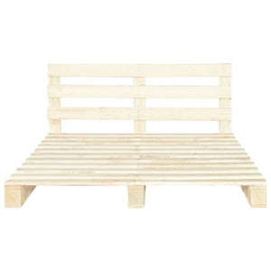 Palettenbett Massivholz Kiefer 180×200 cm
