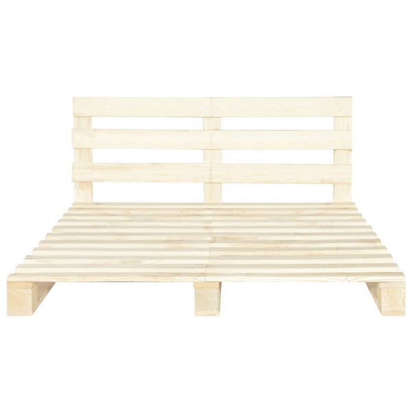 Palettenbett Massivholz Kiefer 180×200 cm