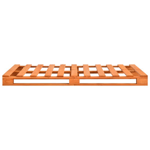 Palettenbett Braun Kiefernholz 140x200 cm