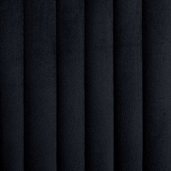 vidaXL Chaises de salle à manger 4 pcs Velours noir