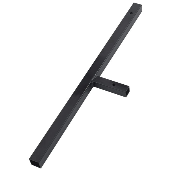 vidaXL Tarière avec poignée 250 mm Acier Noir