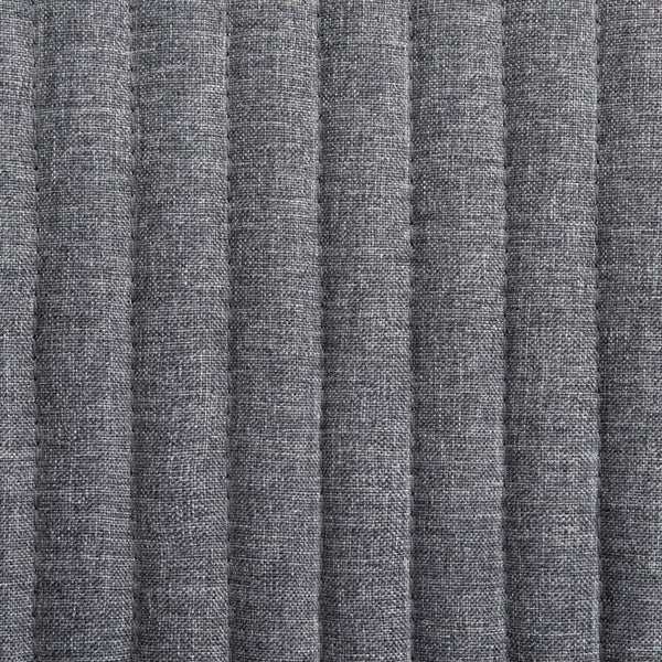 vidaXL Dining Chairs 4 pcs Dark Grey Fabric