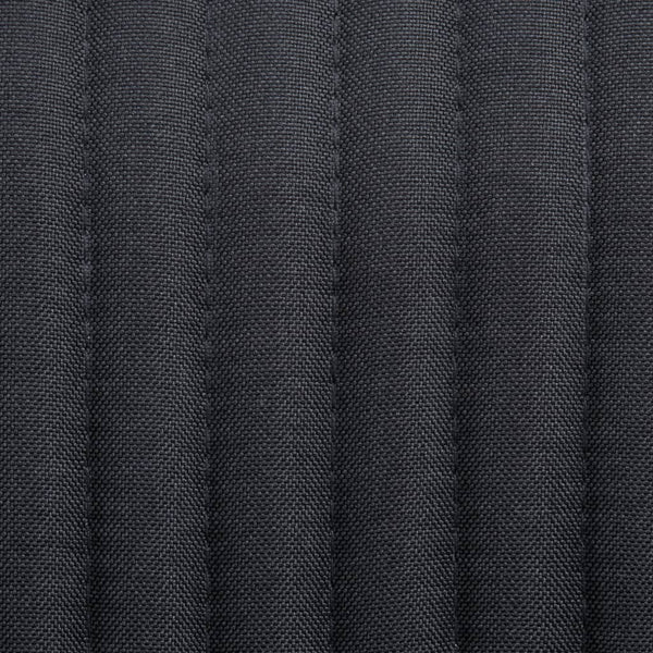 vidaXL Chaises de salle à manger 4 pcs Tissu noir