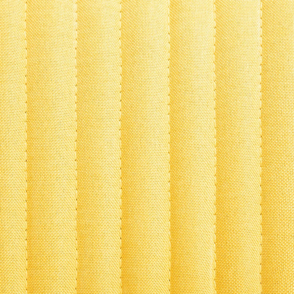 vidaXL Chaises de salle à manger 4 pcs Tissu jaune