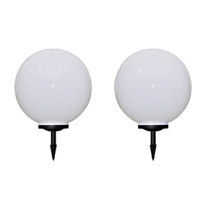 Wegeleuchten 2 Stk. LED 50 cm mit Erdspieß