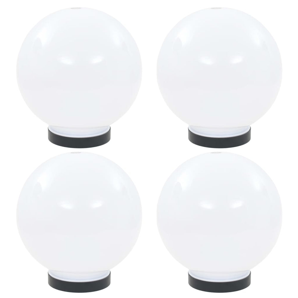 LED-Gartenleuchten 4 Stk. Kugelförmig 20 cm PMMA