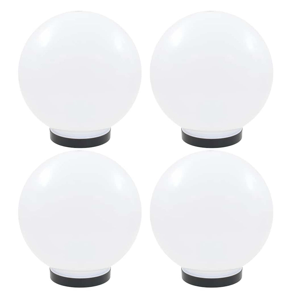 LED-Gartenleuchten 4 Stk. Kugelförmig 25 cm PMMA