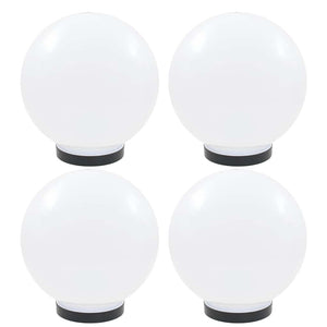 LED-Gartenleuchten 4 Stk. Kugelförmig 25 cm PMMA