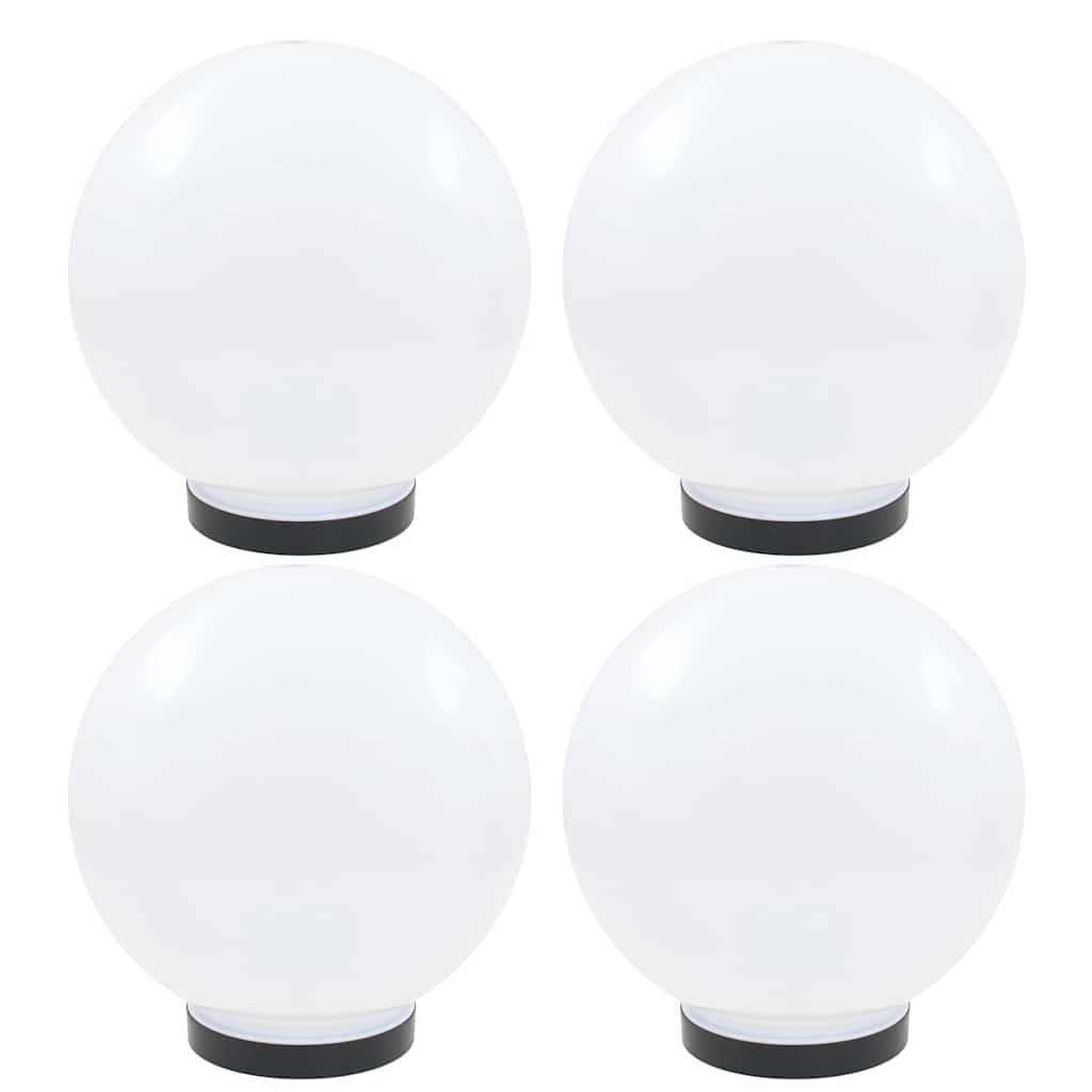 LED-Gartenleuchten 4 Stk. Kugelförmig 25 cm PMMA