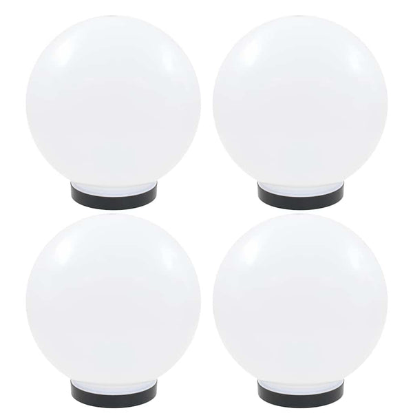 LED-Gartenleuchten 4 Stk. Kugelförmig 25 cm PMMA