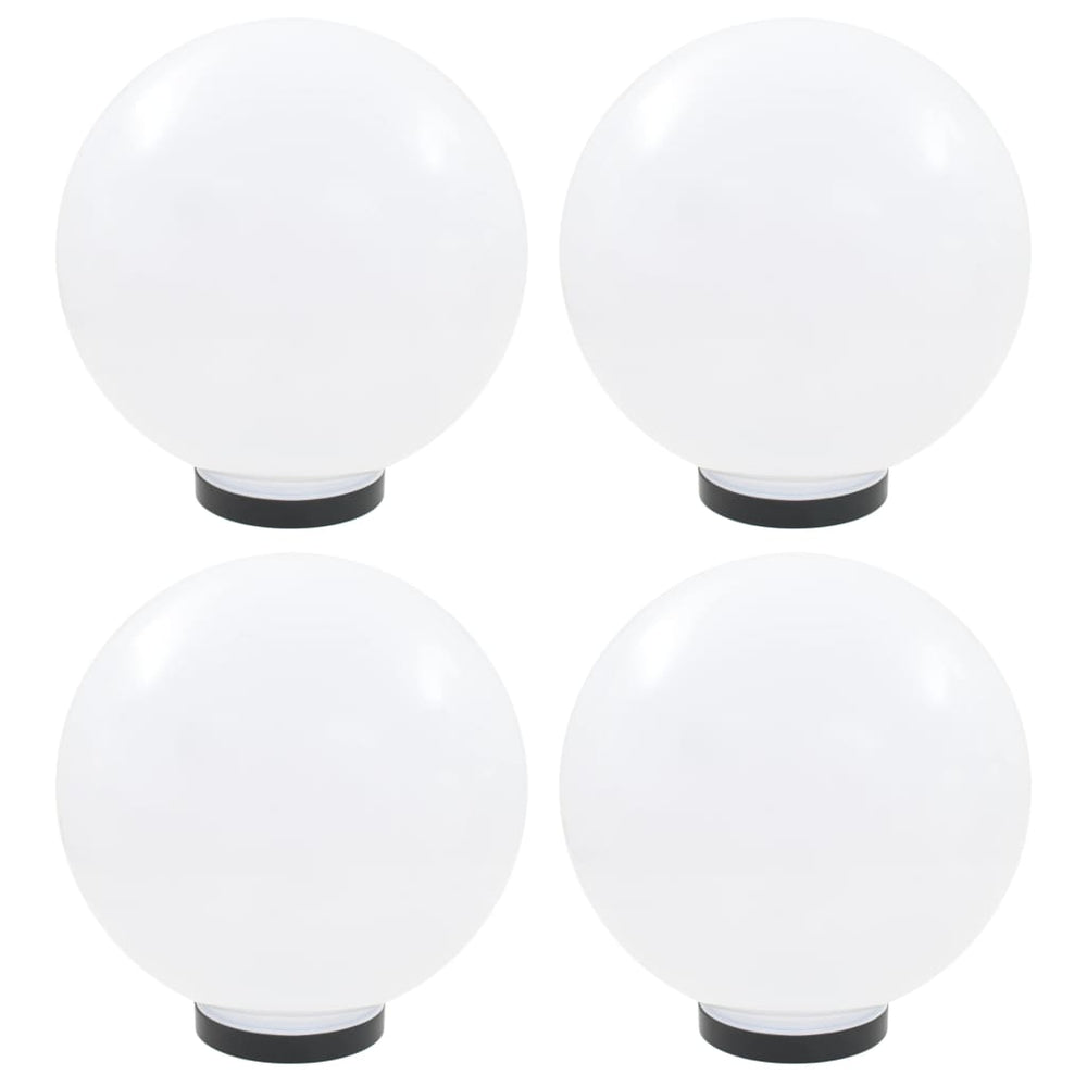LED-Gartenleuchten 4 Stk. Kugelförmig 30 cm PMMA