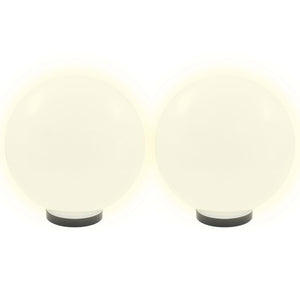 LED-Gartenleuchten 4 Stk. Kugelförmig 30 cm PMMA