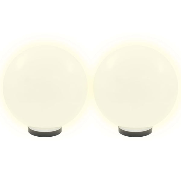 LED-Gartenleuchten 4 Stk. Kugelförmig 30 cm PMMA
