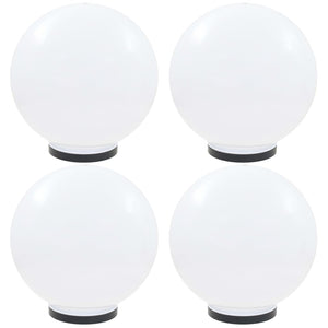 LED-Gartenleuchten 4 Stk. Kugelförmig 40 cm PMMA