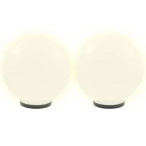 LED-Gartenleuchten 4 Stk. Kugelförmig 40 cm PMMA