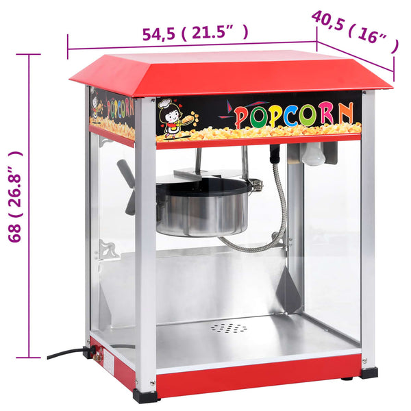 Popcornmaschine mit Teflon-Topf