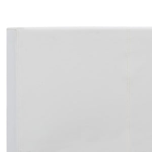 Bettgestell Weiß Kunstleder 180x200 cm
