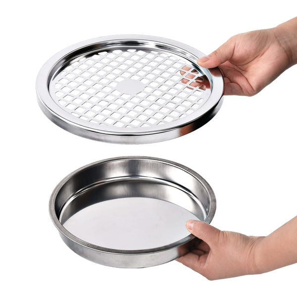 Mülleimer mit Aschenbecher Edelstahl 30L