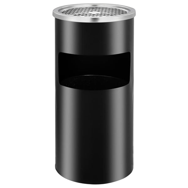 Wandaschenbecher Stahl Schwarz 26L