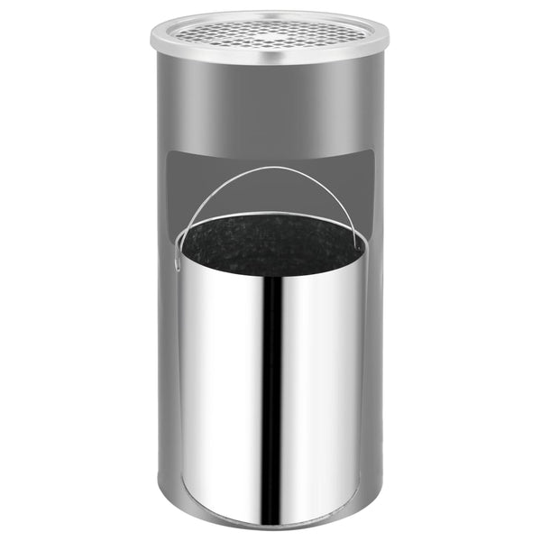 Wandaschenbecher Stahl Schwarz 26L