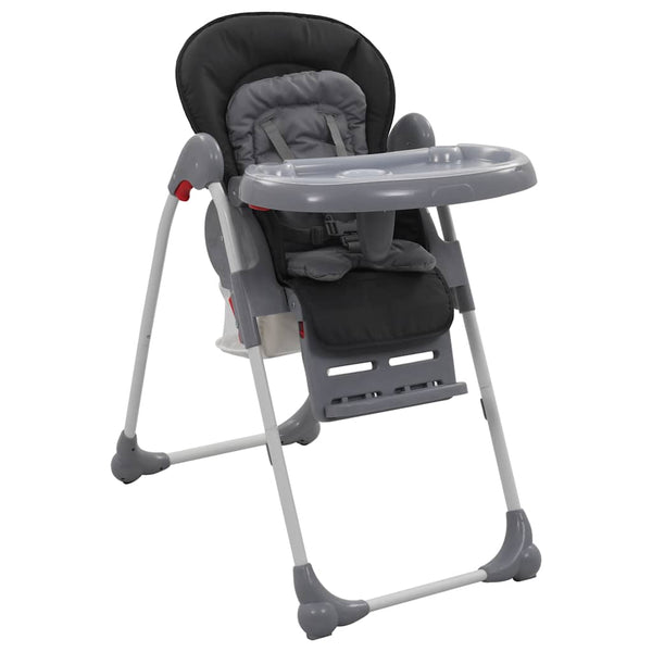 Baby Hochstuhl Grau Klappbar