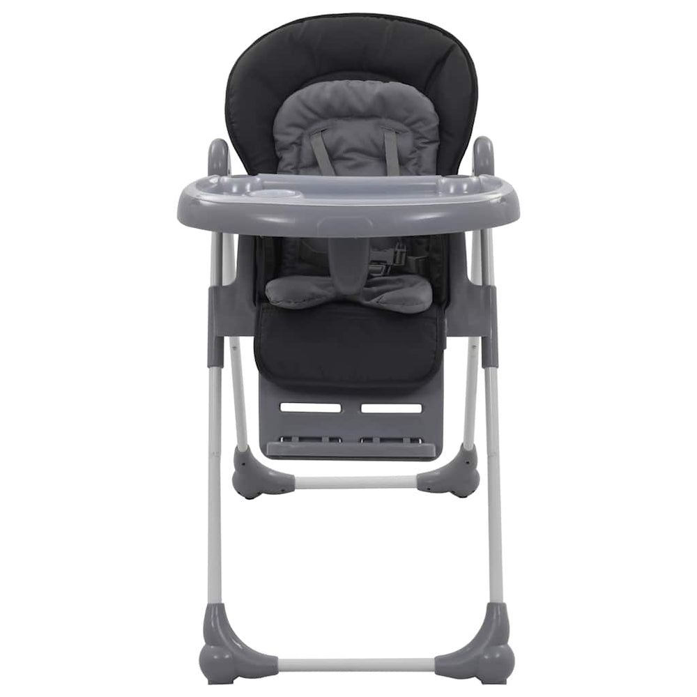 Baby Hochstuhl Grau Klappbar
