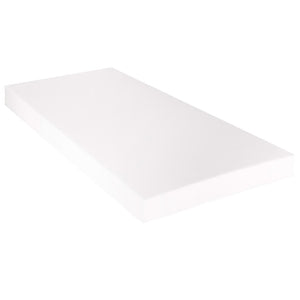 vidaXL Lit avec matelas en similicuir blanc 90 x 200 cm