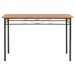 vidaXL Dining Table Brown 120x70x75 cm MDF
