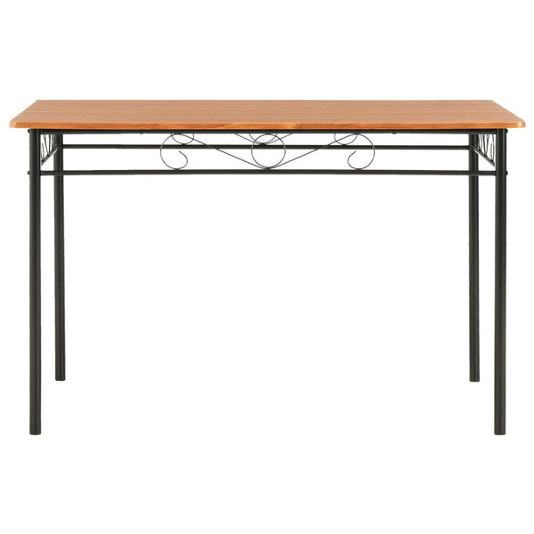 vidaXL Dining Table Brown 120x70x75 cm MDF