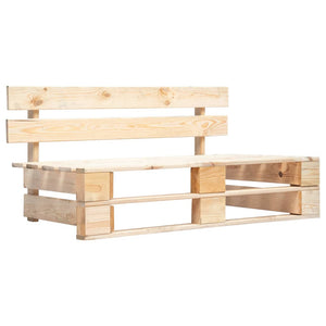 vidaXL Canapé d'extérieur palette avec coussins gris Bois de pin