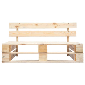 vidaXL Canapé d'extérieur palette avec coussins gris Bois de pin