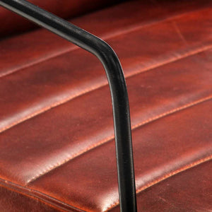 Sessel Dunkelbraun Echtleder