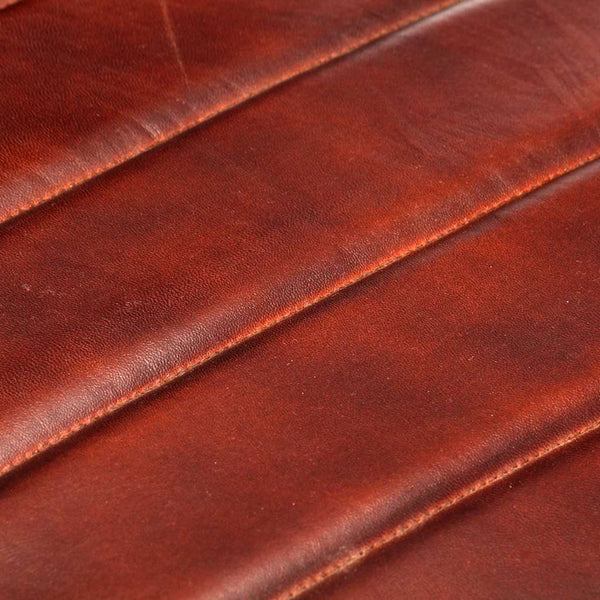 Sessel Dunkelbraun Echtleder