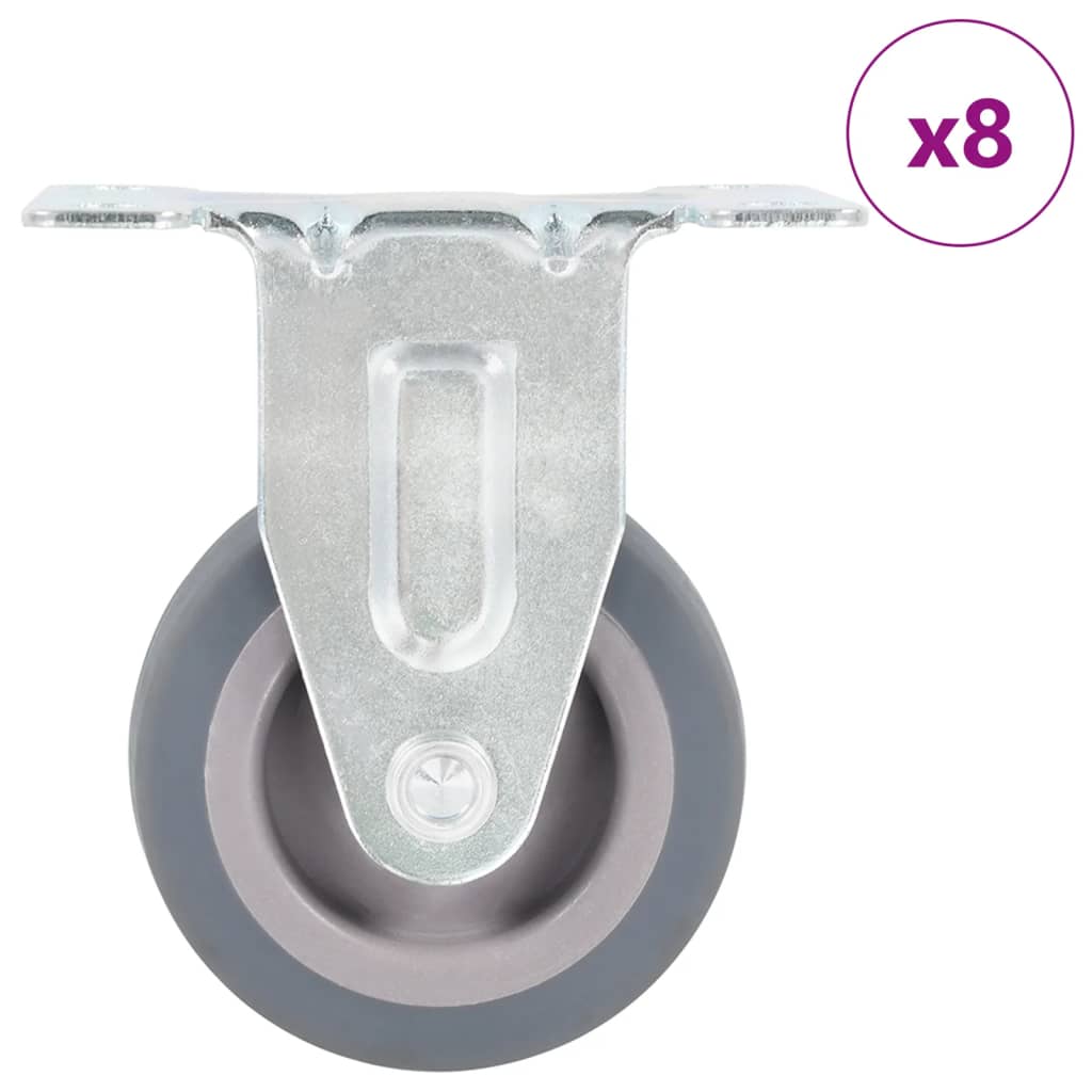 vidaXL 8 Pcs. Swivel Casters 50 mm