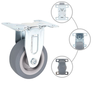 vidaXL 8 Pcs. Swivel Casters 50 mm