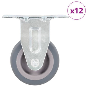 vidaXL 12 roulettes fixes 50 mm